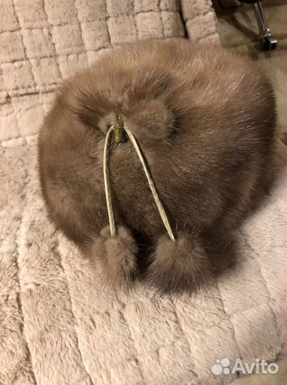 Шапка норковая женская