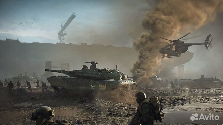 Battlefield 2042 (PS4) б/у, Полностью Русский