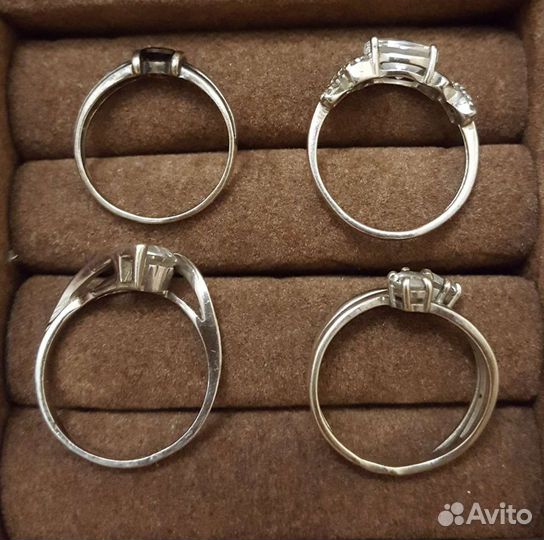 Серебряное кольцо 16 - 16,5
