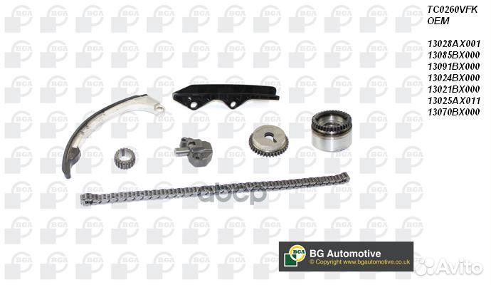 TC0260vfkbga рем.к-кт грм цепной,c звездочкой