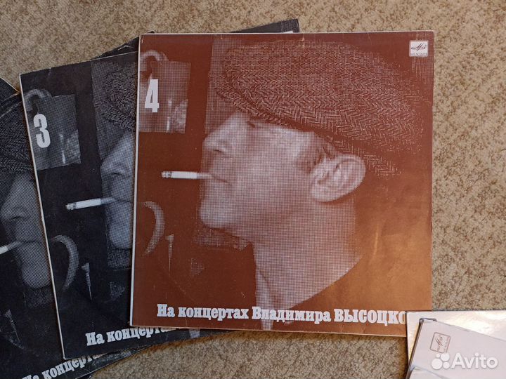 Виниловые пластинки Высоцкого