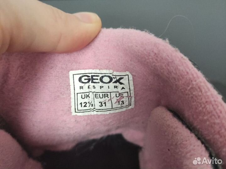 Сапоги зимние geox 31р