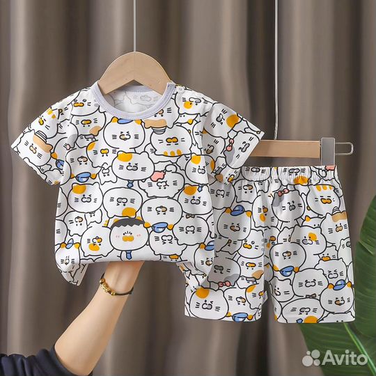 Костюм футболка и шорты 100 110