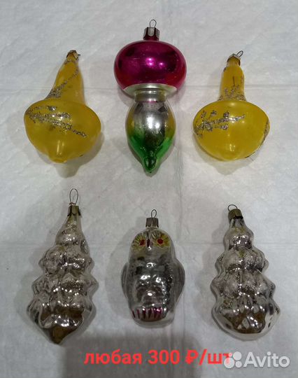 Новогодние игрушки СССР советские