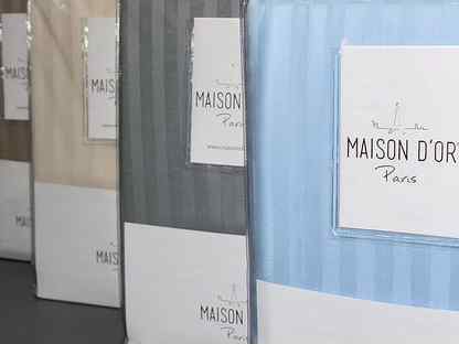 Простынь+наволочки50*70 страйп сатин masion DOR, Москва