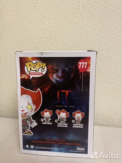 Фигурка Funko POP Pennywise 777