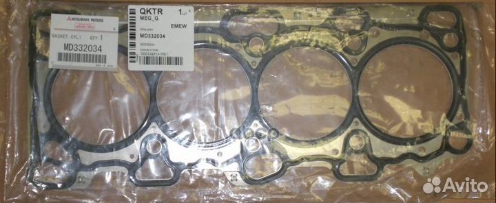 Прокладка головки блока 4g63 16v sohc ea2a cs9a