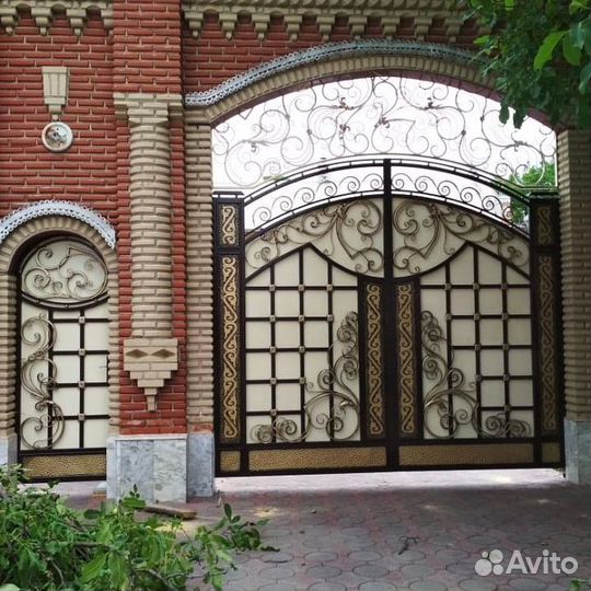Кованые ворота