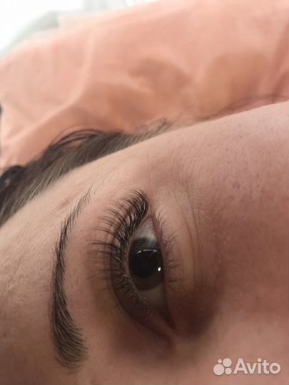 Наращивание ресниц, Моделирование и окрашивание бр