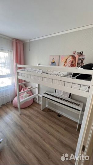 Кровать чердак из массива