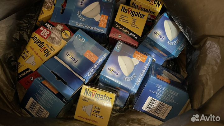 Светодиодные и галогенные лампы