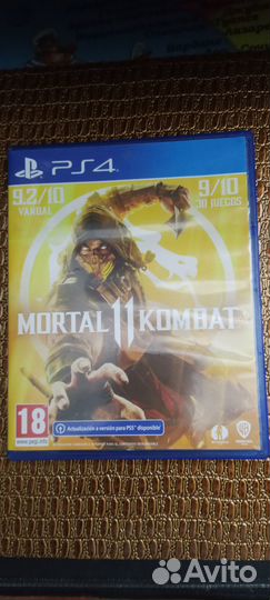 Диск на PS4 Mortal Kombat 11