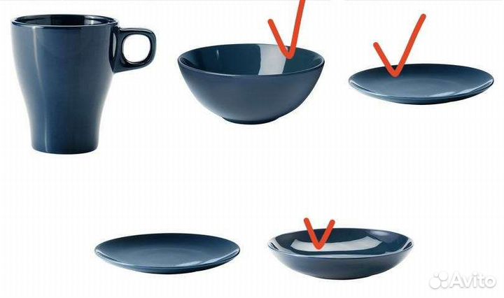 Посуда IKEA тарелки