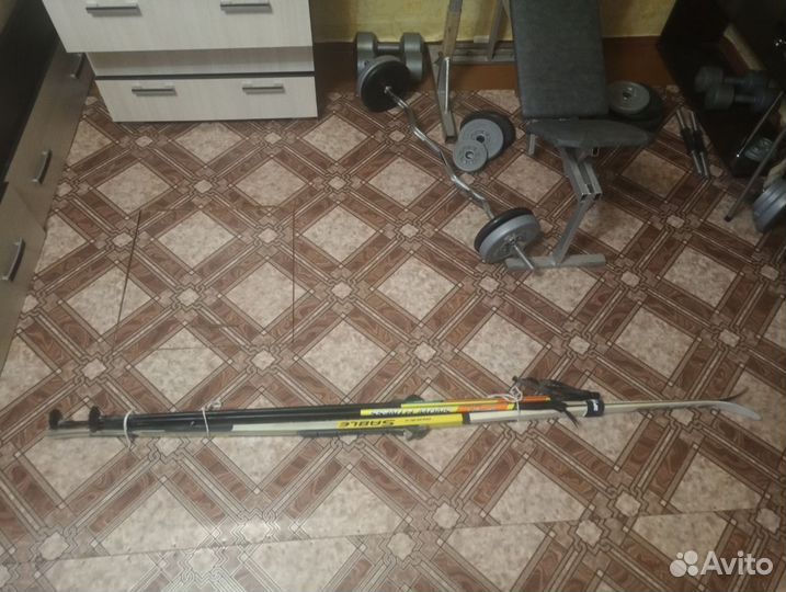 Беговые лыжи sable 205 см с палками SF-21