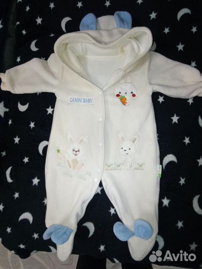 Комбинезон на флисе 74