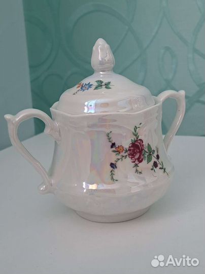 Сахарница фарфоровая