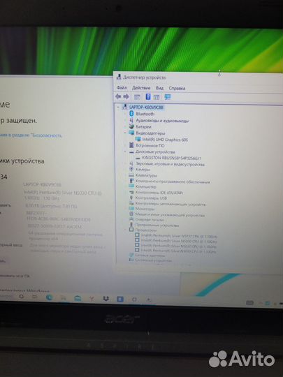 Свежий Acer A315-34-P4GU - Pentium N5030/8Gb/SSD