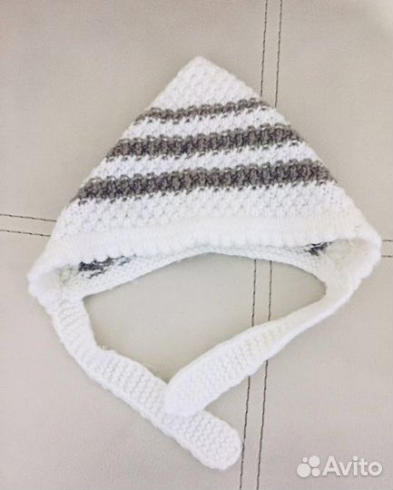 Шапка вязаная детская новая