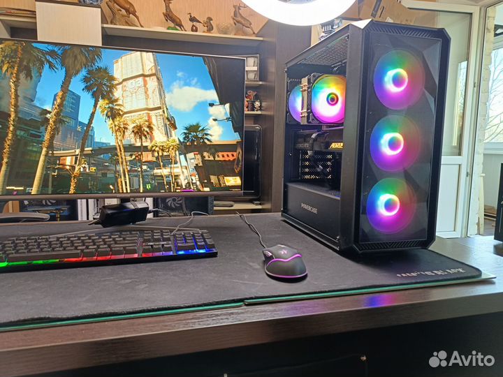 Игровой топ комп Intel 12400F+ RTX 4060