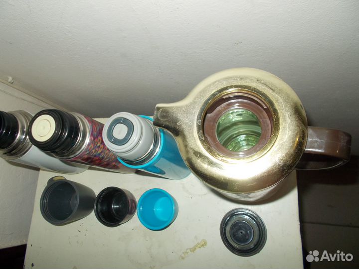 Термос цельнометаллический 1л.0.5л