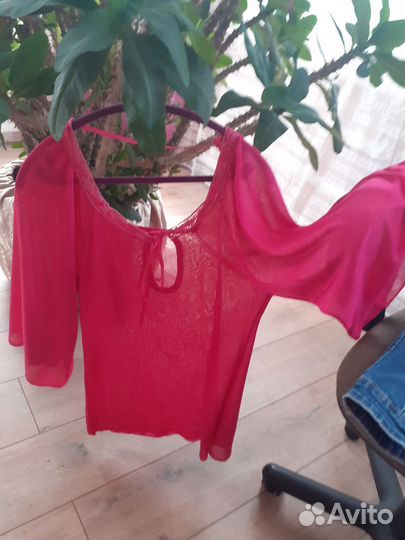 Блуза женская насыщенно розовая