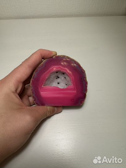 Жеода агата(розового)