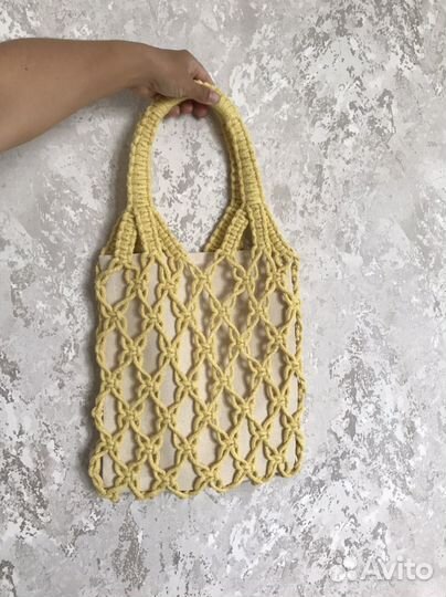 Эко сумка Авоська макраме