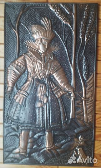 Чеканки медные панно СССР