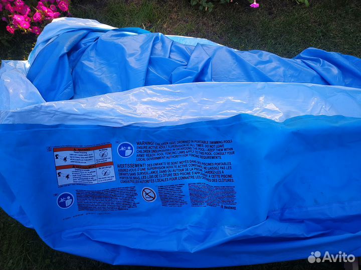 Надувной бассейн, бу 1 сезон