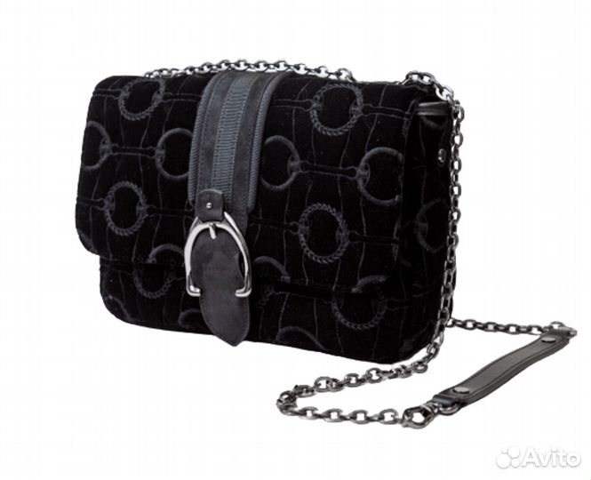 Женская сумка Longchamp Amazone Black Velour Women