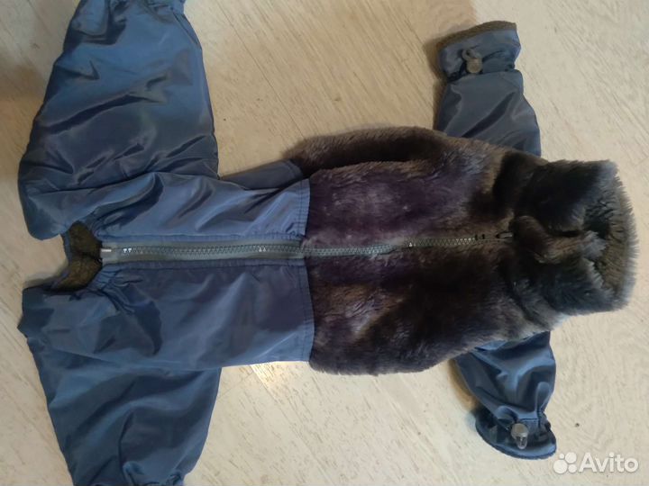 Зимний комбинезон для мелких собак (кабель)