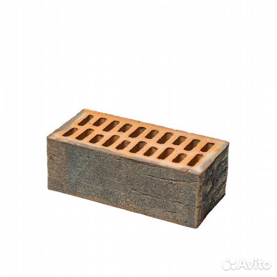 Кирпич облицовочный Коричневый смог 1нф; 1,4нф