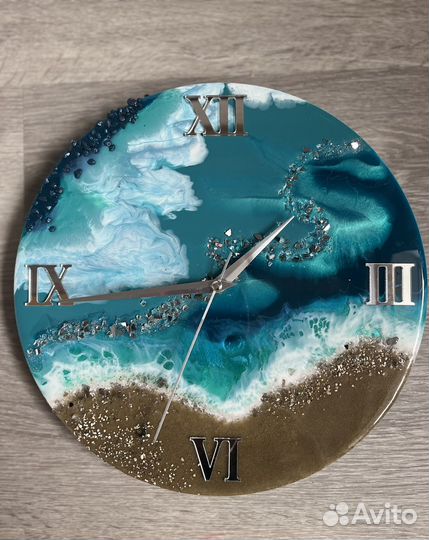 Часы настенные ручной работы