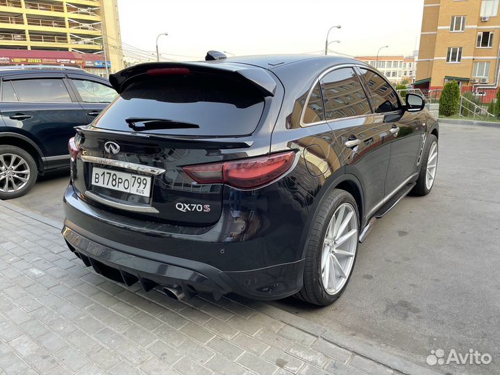 Спойлер infiniti fx/qx70 верхний