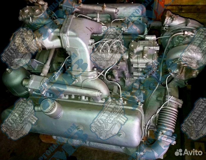 Двигатель ямз 236 бе самосвал маз V6 T (09/57)
