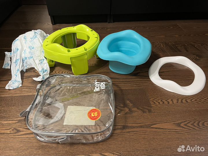 Roxy kids дорожный горшок + вкладка многоразовая