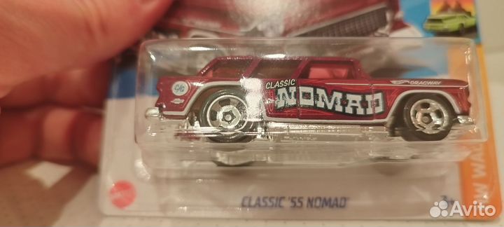 Hot wheels classic '55 nomad новый кейс