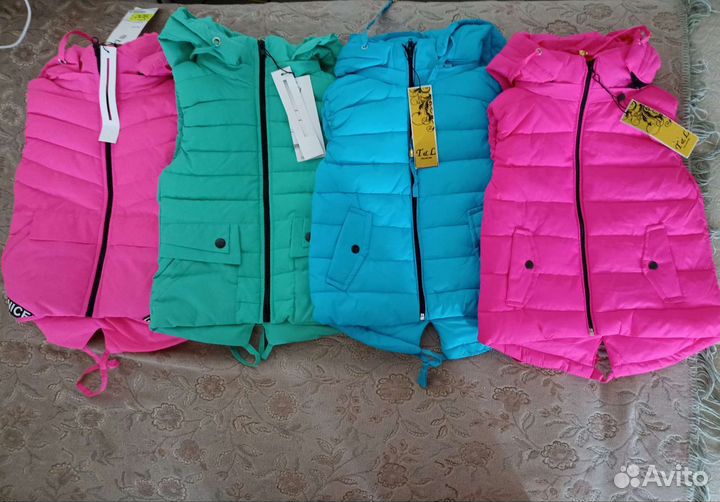 Большой выбор курток, комбинезоны, жилетки, школьн