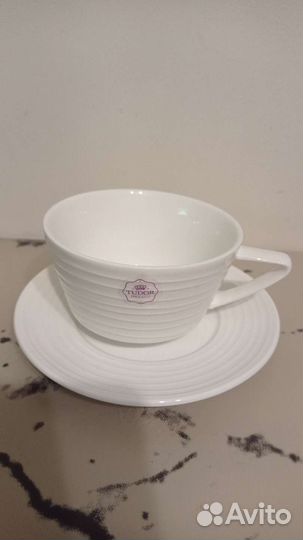 Чашка с блюдцем, чайная пара