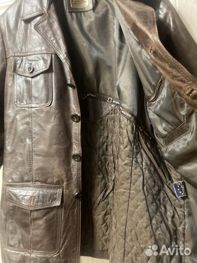 Куртка кожаная Англия 52