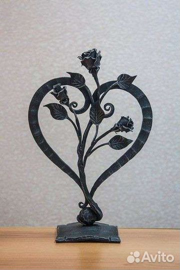 Букет цветов, сувениры из металла