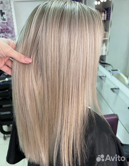 Окрашивание волос/стрижки/укладки