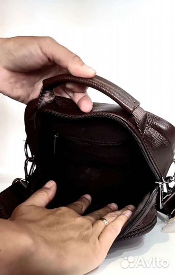 Сумка мужская новая кожаная (натуральная кожа)