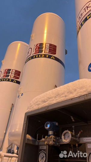 Холодный криогенный газификатор Гхк-10 Виста