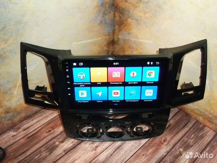 Магнитола Toyota Fortuner Android 2/32 Android GPS