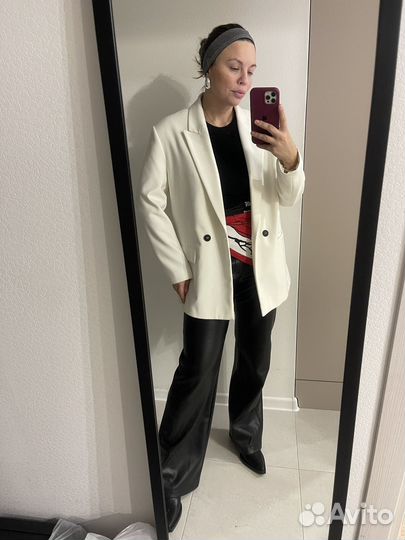 Пиджак Zara молочный