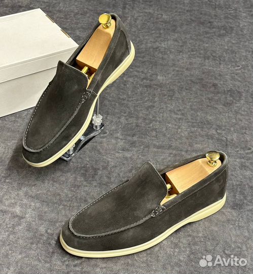 Лоферы мужские loro piana премиум