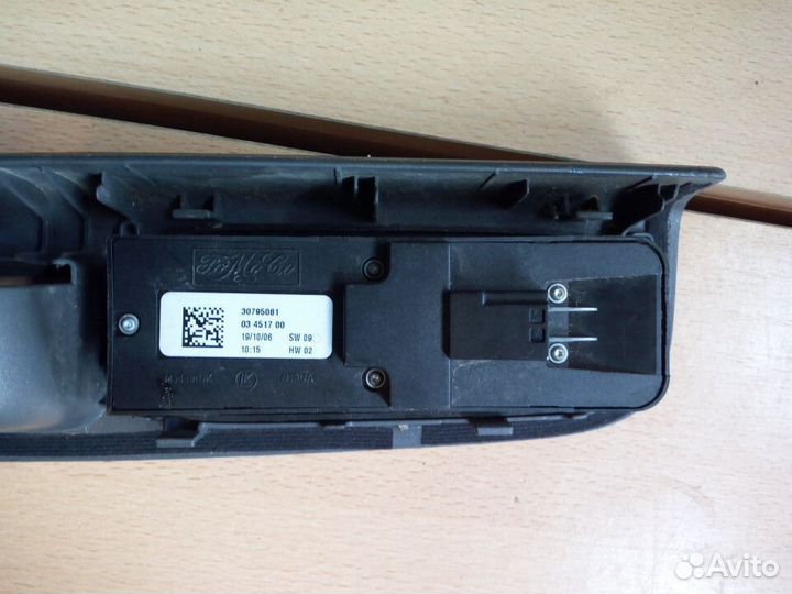 Блок стеклоподъеников Volvo S40