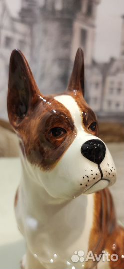 Фигурка статуэтка собака боксер