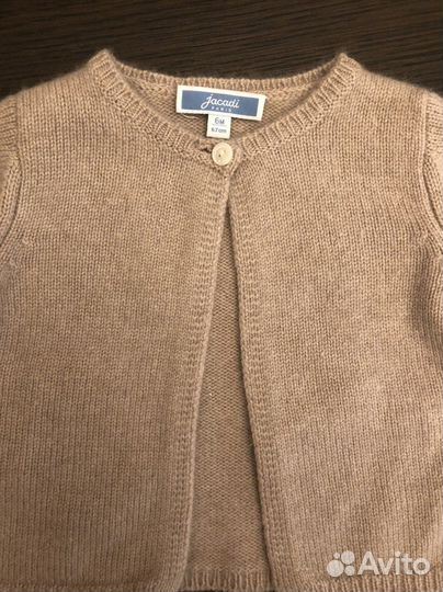 Костюм кардиган штаны кашемир Jacadi